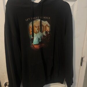 AC/DC Black Graphic Hoodie